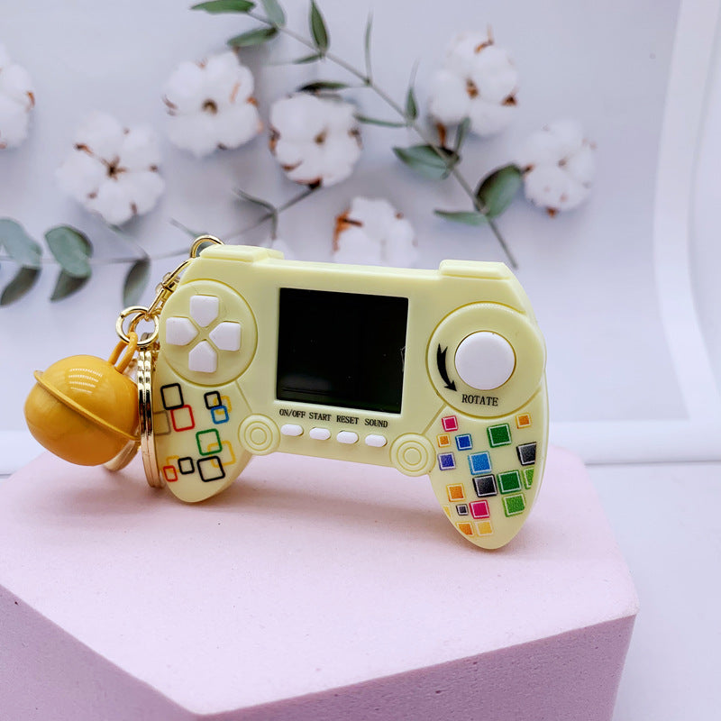 Wholesale ABS Tetris Handheld Mini Game Console Keychain